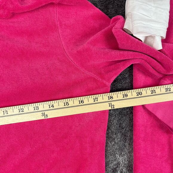 Vtg Juicy Couture Heart Tracksuit Terry 3 Piece Set Flare Pants Jacket M/L USA - Picture 9 of 16